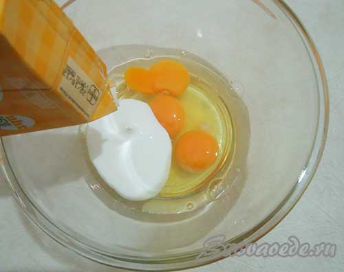 яйца и сливки