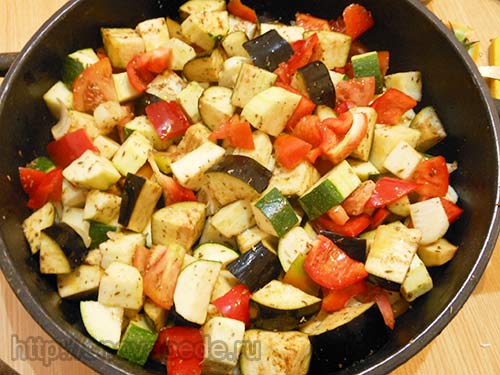 Запеченные овощи в духовке - простой, пошаговый рецепт с фото