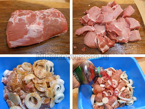 Как замариновать свинину для шашлыка